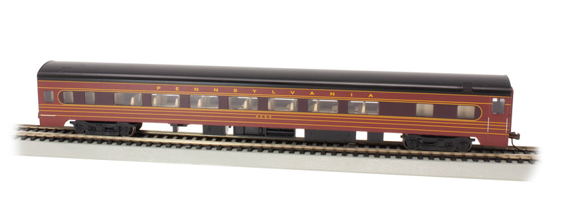 Bachmann HO 14213 85' Smoothside Coach with Lighting, Pennsylvania Railroad