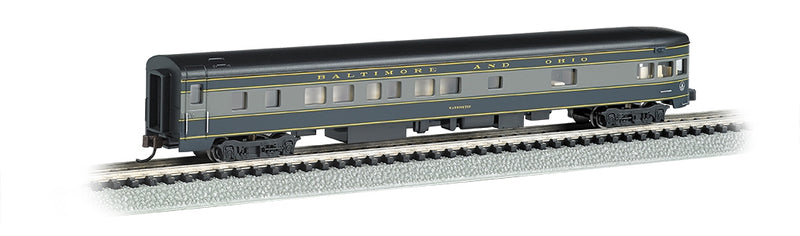 Bachmann N 14353 85' Smoothside 3-2 Observation Car, Baltimore and Ohio "Washington"