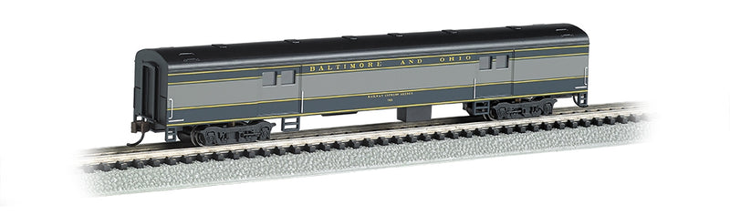 Bachmann N 14453 72' Smoothside Baggage Car, Baltimore and Ohio