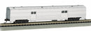 Bachmann Silver Series N 14654 72' Streamline Fluted-Side 2-Door Baggage Car, Unlettered