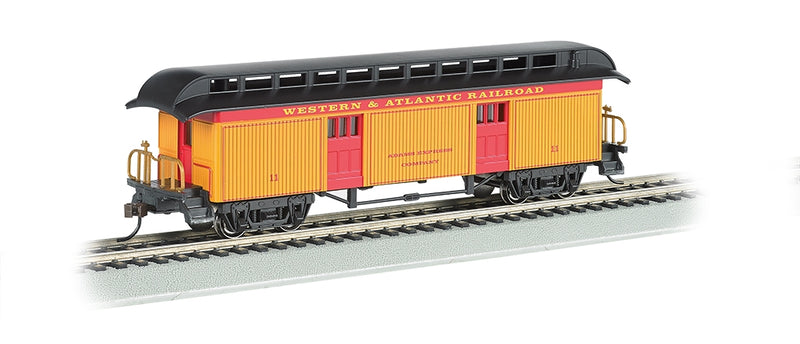 Bachmann HO 15301 1860 Baggage Car, Western and Atlantic