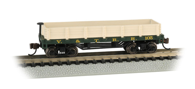 Bachmann N 15453 Old-Time Wood Gondola, Virginia and Truckee