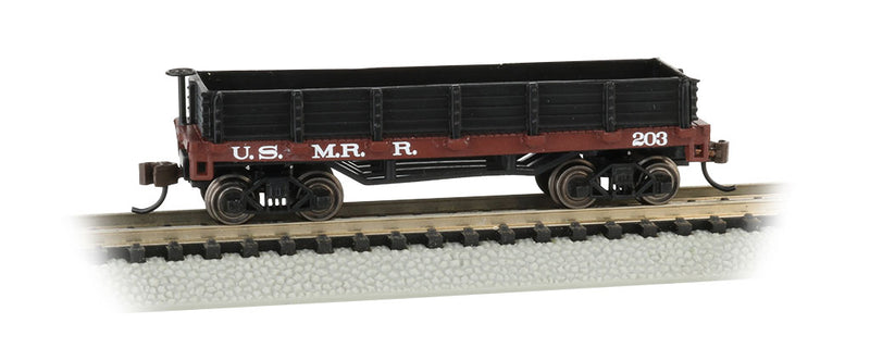 Bachmann N 15454 Old-Time Wood Gondola, US Military Railroad