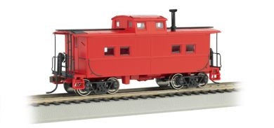 Bachmann Silver Series HO 16806 Northeastern-Style Steel Cupola Caboose, Painted/Unlettered