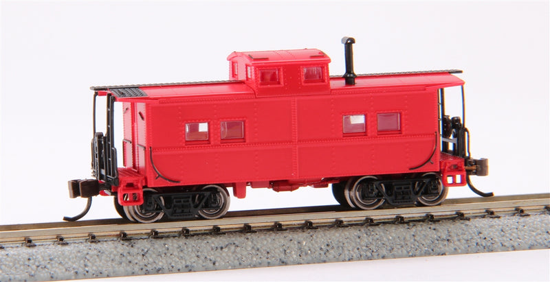 Bachmann Silver Series N 16856 Northeastern-Style Steel Cupola Caboose, Unlettered