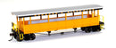 Bachmann HO Silver Series 17432 Open-Sided Excursion Car With Seats, Durango and Silverton