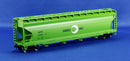 Bachmann HO 17531 56' ACF 4-Bay Centerflow Covered Hopper, Cargill Salt