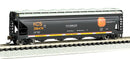 Bachmann N 17556 56' ACF 4-Bay Centerflow Covered Hopper, Kansas City Southern