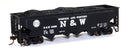 Bachmann HO 17642 40' Quad Hopper, Norfolk and Western