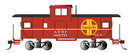 Bachmann HO 17704 36' Wide Vision Caboose, Santa Fe