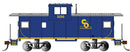 Bachmann HO 17705 36' Wide Vision Caboose, Chesapeake and Ohio