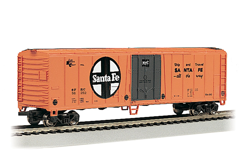 Bachmann Silver Series HO 17907 50' Steel Mechanical Refrigerator Car, Santa Fe