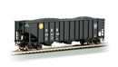 Bachmann HO 18713 100-Ton 3-Bay Hopper, Pennsylvania Railroad (Yellow Ball)