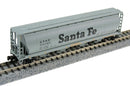 Bachmann N 19152 Cylindrical 4-Bay Grain Hopper, Santa Fe
