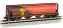Bachmann N 19153 Cylindrical 4-Bay Grain Hopper, Saskatchewan (Wheat Herald)