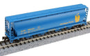 Bachmann N 19189 Cylindrical 4-Bay Grain Hopper, Heritage Fund