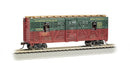 Bachmann HO 19704 40' Animated Stock Car with Reindeer, North Pole and Southern