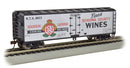 Bachmann HO 19808 40' Wood Side Refrigerated Box Car, Sonoma County Wines