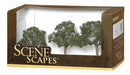 Bachmann SceneScapes 32007 2.5" to 2.35" Walnut Trees (3)