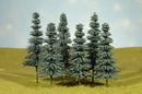 Bachmann SceneScapes 32012 5" to 6" Blue Spruce Trees (6)