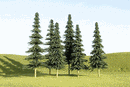 Bachmann SceneScapes 32104 3" to 4" Spruce Trees (9)