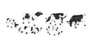 Bachmann HO 33103 Cows, Black and White (6)