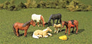 Bachmann SceneScapes HO 33119 Horses (6)
