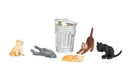 Bachmann O SceneScapes 33157 Cats with Trash Cans (6)