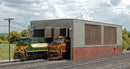 Bachmann SceneScapes HO 35116 Double Stall Diesel Locomotive Shed (Built-Up)