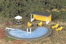 Bachmann HO 42215 Swimming Pool and Accessories