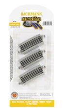 Bachmann N 44825 EZ Track 17.5" Radius 1/2 Curve Sections (6)