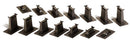 Bachmann N 44871 EZ Track Graduated Pier Set (16)