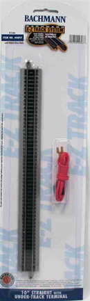 Bachmann N 44897 EZ 10" Straight Track with Under-Track Terminal