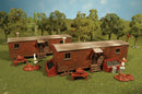 Bachmann HO 45175 Railroad Work Sheds Snap Kit