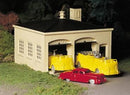 Bachmann O 45610 Fire House Kit with 3 Vehicles