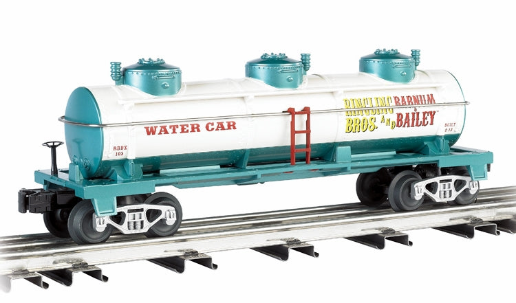 Williams By Bachmann O 47120 3-Dome Water Car, Ringling Bros. and Barnum & Bailey