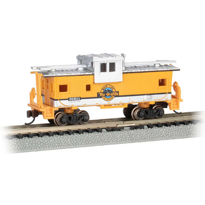 Bachmann 70763 36' Wide-Vision Caboose - Ready to Run - Silver Series(R) -- Denver & Rio Grande Western 1511, N Scale