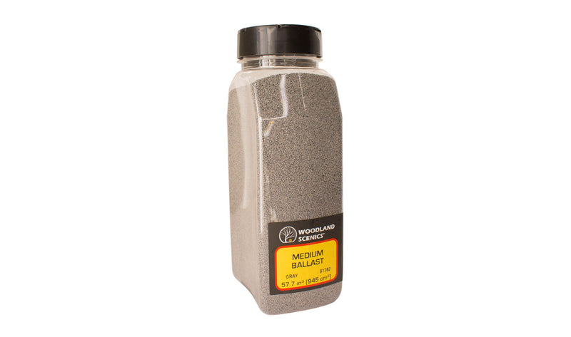 Woodland Scenics B1375 Ballast Shaker - 32oz 907g - Fine -- Gray, All Scales