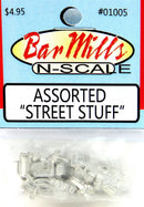 Bar Mills Scale Model Works N 01005 Assorted Street Stuff