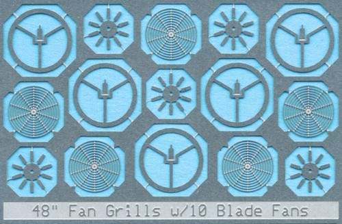 BLMA N 82 48" Fan Grill without Center Plate (10 Blades)