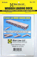 Blair Line N 072 Wood Loading Dock Kit