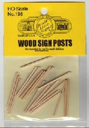 Blair Line N 098 Wood Sign Posts