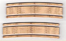 Blair Line HO 125 Laser-Cut 15" Radius Curved Wood Grade Crossings (2 Sets)