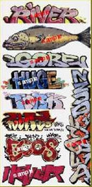 Blair Line N 1256 Graffiti Decals Mega Set