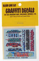 Blair Line N 1260 Graffiti Decals Mega Set