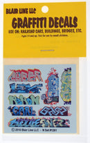 Blair Line N 1261 Graffiti Decals Mega Set
