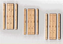 Blair Line HO 133 Laser-Cut One-Lane Wood Grade Crossing (3 Sets)