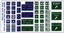 Blair Line HO 146 Modern Freeway Signs