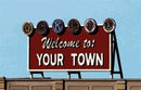 Blair Line N 1528 Laser-Cut Billboard, Welcome to Your Town