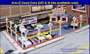 Blair Line HO 197 A-to-Z Used Cars Kit